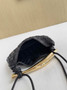 Bottega Veneta Mini Sardine 744267 Lambskin Black
