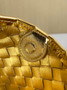 Bottega Veneta Mini Sardine 744267 Lambskin Gold