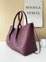 Bottega Veneta Pinacoteca Bag 817166 Wine Red calfskin
