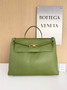 Bottega Veneta Large Ciao Ciao 826195 in Green Calfskin