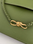 Bottega Veneta Medium Ciao Ciao 817231 in Green Calfskin