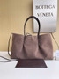 Bottega Veneta Pinacoteca Bag 817166 Coffee calfskin