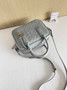 Bottega Veneta Small Getaway 776736 Lambskin Gray