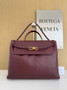 Bottega Veneta Large Ciao Ciao 826195 in Wine Red Calfskin