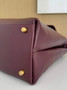 Bottega Veneta Large Ciao Ciao 826195 in Wine Red Calfskin