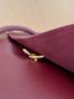 Bottega Veneta Large Ciao Ciao 826195 in Wine Red Calfskin