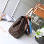 Louis Vuitton M42735 Cluny MM Bag Monogram Canvas Blue