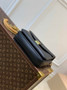 Louis Vuitton Pochette Métis M59211 Black Leather