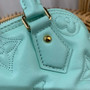 Louis Vuitton M20855 Alma BB Bubblegram Leather Green