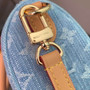 Louis Vuitton Nano Speedy Bag M11212 Sky Blue Monogram denim