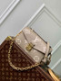 Louis Vuitton Pochette Métis East West M23081 Gray Empreinte Leather