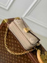 Louis Vuitton Pochette Métis East West M23081 Gray Empreinte Leather