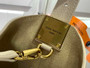 Louis Vuitton Low Key Hobo MM Bag M25022 Beige Grained calfskin