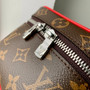 Louis Vuitton Nice Nano Toiletry Pouch M44936 Monogram Canvas Red