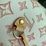 LV M20921 Louis Vuitton Neverfull MM Tote Bag Beige Clair