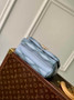 Louis Vuitton GO-14 MM Malletage Leather Bag M24186 Gray Lambskin