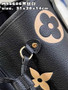 Louis Vuitton M58907 Neverfull MM Bag Monogram Empreinte Leather
