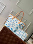 Louis Vuitton Neverfull MM Bag M25317 Blue