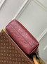Louis Vuitton Sac Sport Bag M46674 Wine Red Leather