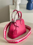 Louis Vuitton Braided Alma BB Bag M59217 Plum Epi Leather