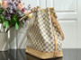 Louis Vuitton N42222 Noé Bucket Bag Damier Azur Canvas - 27.5 x 36 x 20 cm / Damier Azur Canvas - View 7