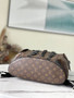 Louis Vuitton M43735 Christopher Backpack MM Monogram Canvas Black - 38 x 44 x 21 cm / Black - View 4