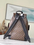 Louis Vuitton M43735 Christopher Backpack MM Monogram Canvas Black - 38 x 44 x 21 cm / Black - View 3