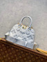 Louis Vuitton M59822 Alma BB Bubblegram Leather Bleu Glacier Blue