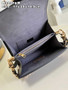 Louis Vuitton Dauphine MM Shoulder Bag M22276 Black