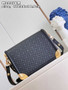 Louis Vuitton Dauphine MM Shoulder Bag M22276 Black
