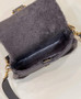 Fendi 8BR600 Baguette leather bag Gray
