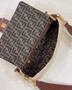 Fendi 8BR600 Baguette Dark Beige raffia with crocheted FF