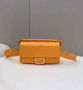 Fendi 8BR600 Baguette Orange leather bag