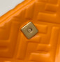 Fendi 8BR600 Baguette Orange leather bag