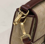 Fendi 8BR600 Baguette Dark Beige FF canvas bag
