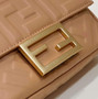 Fendi 8BS017 Baguette Mini Dark Beige leather bag
