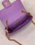 Fendi 8BS017 Baguette Mini Light Purple leather bag