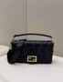 Fendi 8BR771 Baguette Large Black leather bag