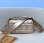Fendi 8BR600 Baguette Rose Silver leather bag