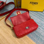 Fendi 8BR600 Baguette Red leather bag