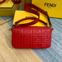 Fendi 8BR600 Baguette Red leather bag