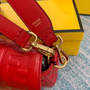 Fendi 8BR600 Baguette Red leather bag