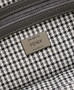 Fendi 8BR600 Baguette Gray houndstooth wool bag with FF embroidery