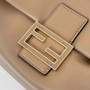 Fendi Mamma Baguette Medium Bag 8BR833 dark beige leather