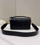 Fendi 8BR600 Baguette Black leather bag