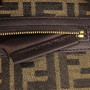 Fendi 8BR600 Baguette Jacquard FF fabric bag Green