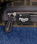 Fendi 8BR600 Baguette Re-Edition bag in blue denim