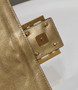 Fendi 8BR771 Baguette Large Gold leather bag