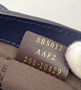 Fendi 8BS017 Baguette Mini Navy Blue leather bag