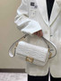 Fendi 8BR600 Baguette White leather bag